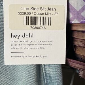 Bella Dahl Blue Ankle Cropped Jeans